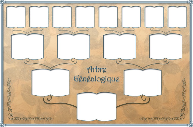 Arbre Généalogique 4 Générations Gratuit à Imprimer